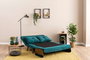 Atelier Del Sofa Cosmo Sofá-Cama de 2 Plazas Verde Petróleo